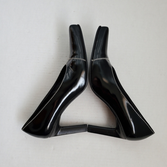 The Saddler Black Pump Heels Made in Italy Size 36.5 US Size 6 - Picture 7 of 9
